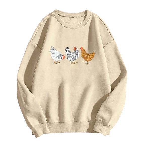 Essential Sweatshirt for Women Soft Crewneck Long Sleeve Loose Fit Casual Lounge Everyday Basic Winter Warm Top