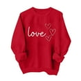 thumbnail image 1 of Essential Sweatshirt for Women Soft Crewneck Long Sleeve Loose Fit Casual Lounge Everyday Basic Winter Warm Top, 1 of 3