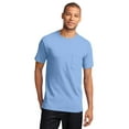thumbnail image 1 of Essential T-Shirt with Pocket. Light Blue. L, 1 of 1