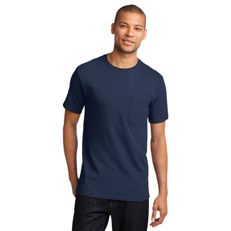 everyone pocket tee shirt(NAVY) XL