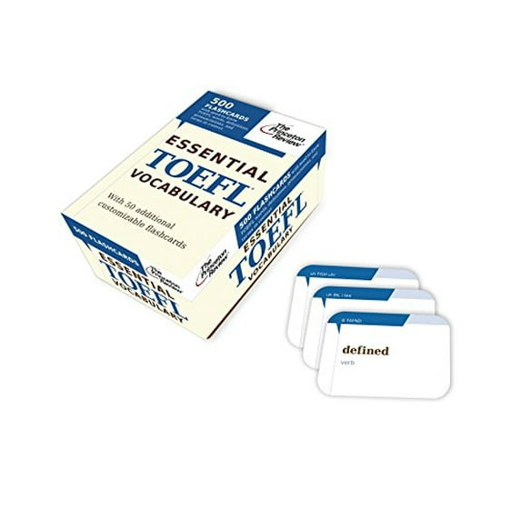 Pre-Owned Essential Toefl Vocabulary (Flashcards) (Hardcover 9780375429668) by Princeton Review