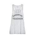 thumbnail image 1 of Essential Teacher Women's Fashion Sleeveless Flowy Racerback Workout Yoga Tank Top Sport Grey 2X-Large, 1 of 3