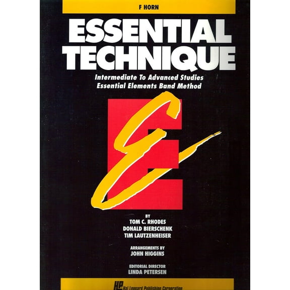 Essential Technique - F Horn Intermediate to Advanced Studies (Book 3 Level), (Paperback)