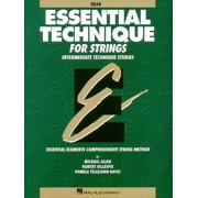 Essential Technique for Strings Original Series Cello, Paperback