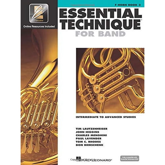Pre-Owned Essential Technique for Band with EEi - Intermediate to Advanced Studies: F Horn