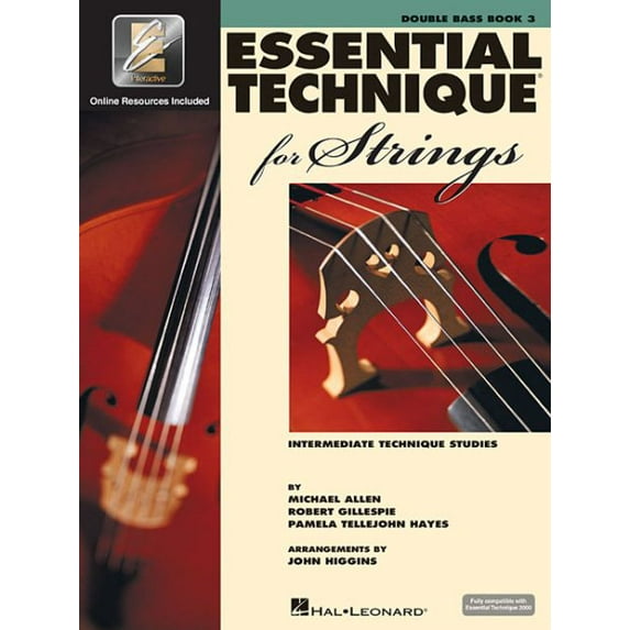 Essential Technique for Strings with Eei: Double Bass (Bk/Online Media) (Paperback)