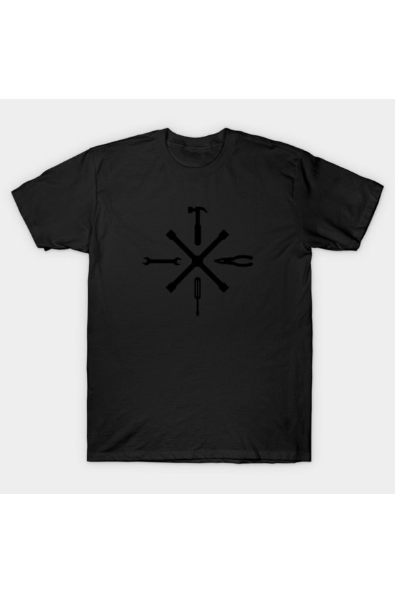 Essential Tools Fastlane Design High Speed Pit Crew Garage Layout Gear Unisex T-Shirt, up to size 3XL.