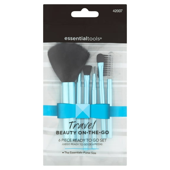 Essential Tools Travel Beauty On-The-Go 6 Piece Ready to Go Set 42007