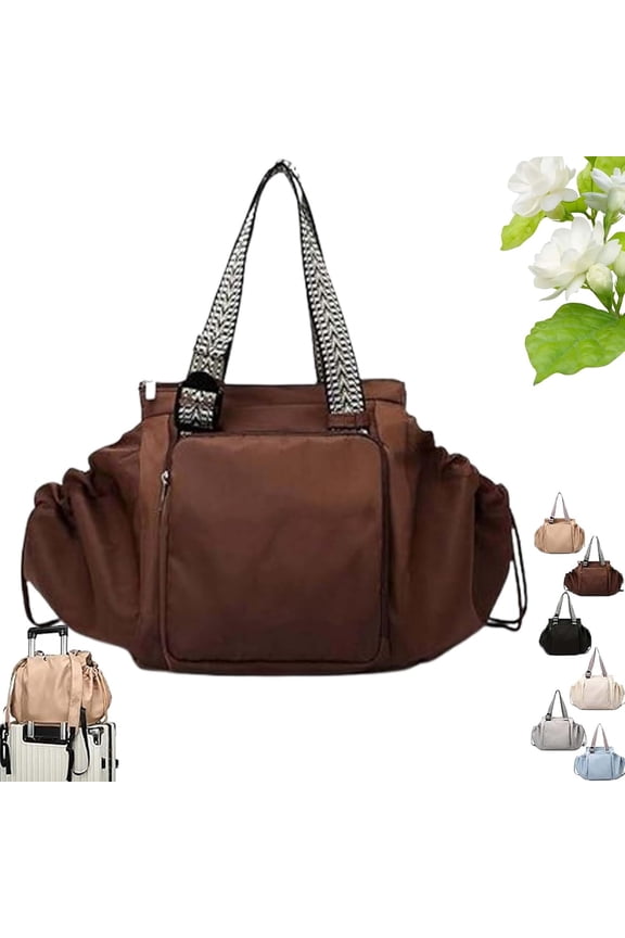 Essential Tote Bag,  2026 newTravel Bag, 15 Pockets Compartments, Multifunctional Travel Organizer Bag for Ladies,Large-Capacity Handbag (Blue)