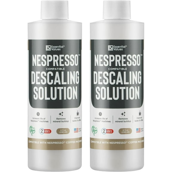 Essential Values Nespresso Compatible Descaling Solution 2 Count