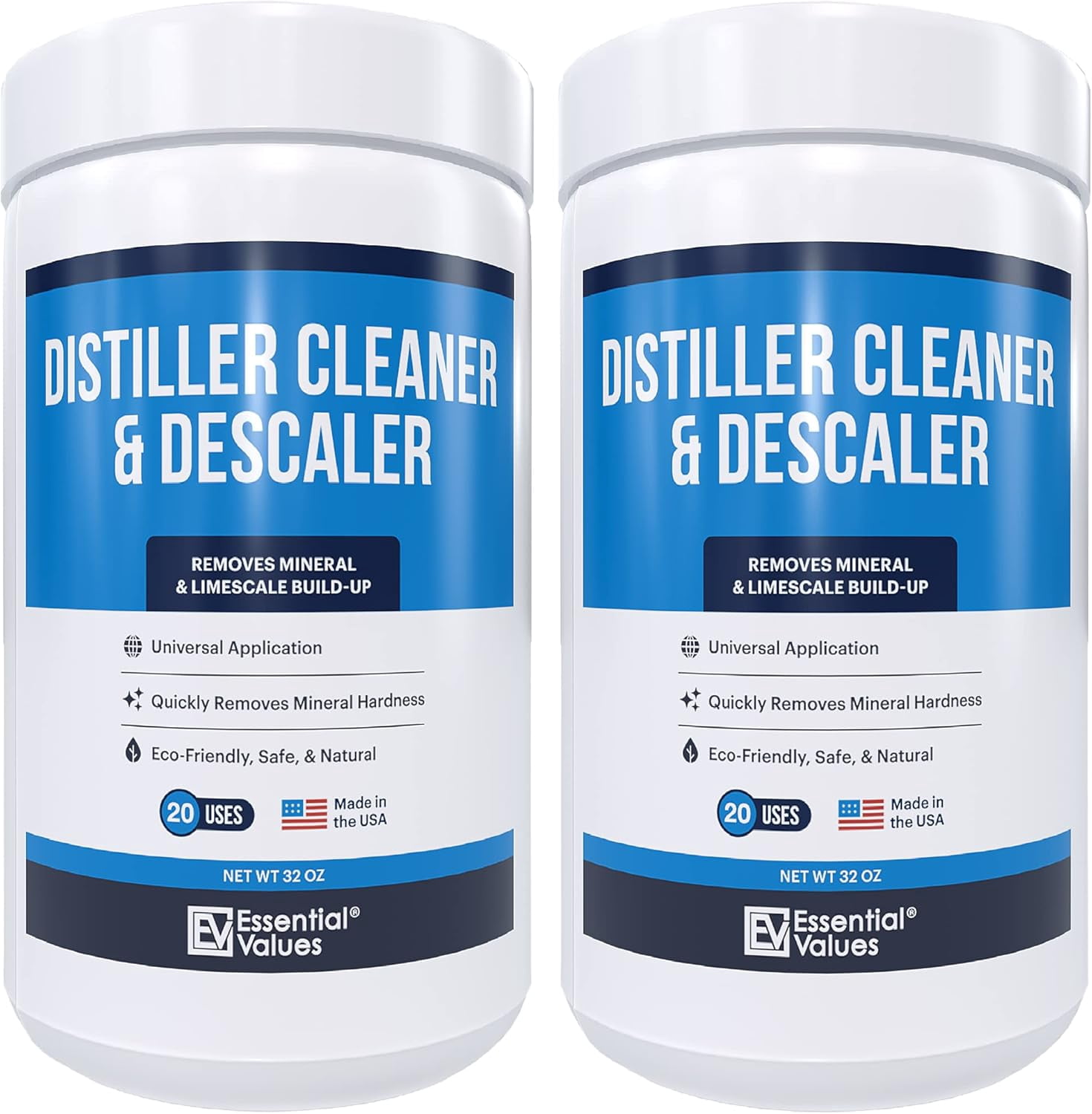 Essential Values Distiller Cleaner and Descaler, Coffee Maker Cleaner ...