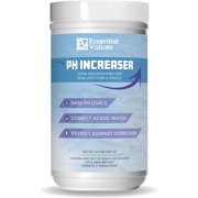 Essential Values PH Increaser - Soda Ash is Perfect for Balancing and Maintaining Hot Tubs, Spas, Pools - Fight Corrosion (2.50lbs)