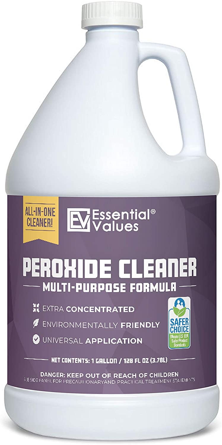 Essential Values Peroxide Cleaner 5% (Gallon / 3.78 L) Multi-Purpose, Citrus Fragrance
