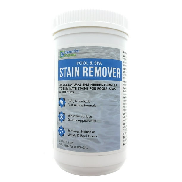 Essential Values Swimming Pool & Spa Stain Remover (2 LBS) Natural