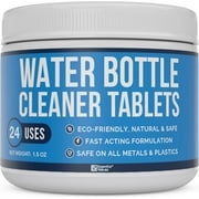 Essential Values Water Reservoir Bottle Cleaning Tablets Remove Stains & Odors - 24 Pack