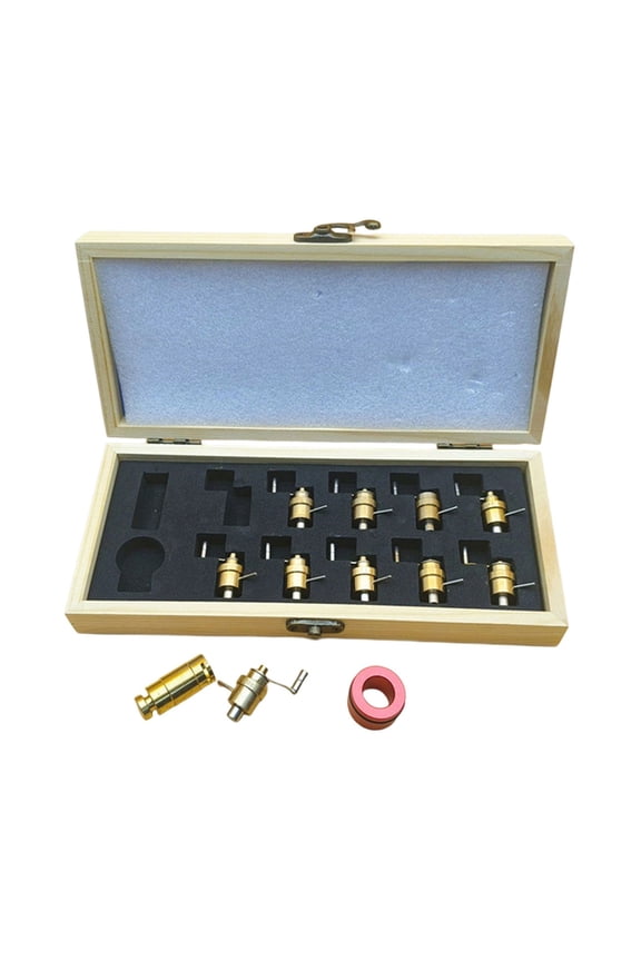 Essential Watch Repair Tool Set with Mainspring Winder Metal Watch Winder for Long Last Use Watchmaking Supplies