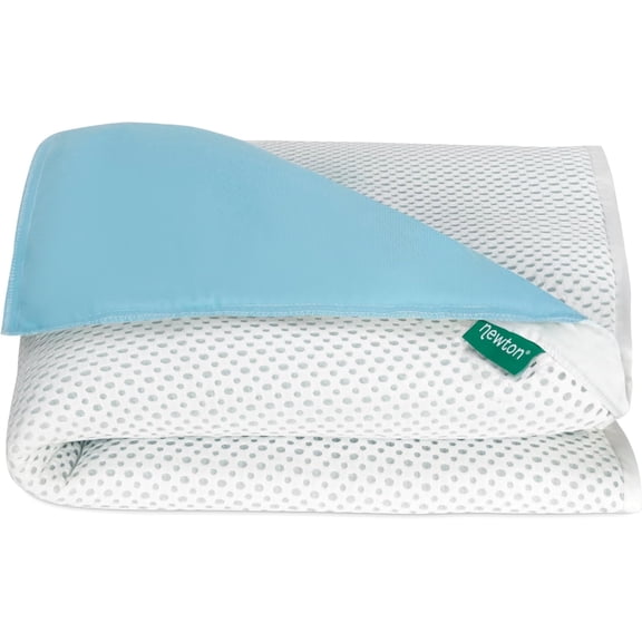 Essential Waterproof Crib Mattress Pad | Ultra-Breathable Layer for Comfort & Universal Fitted Skirt for Secure Fit | Machine Washable | Crib Mattress Protector Pad Waterproof, 1 PACK