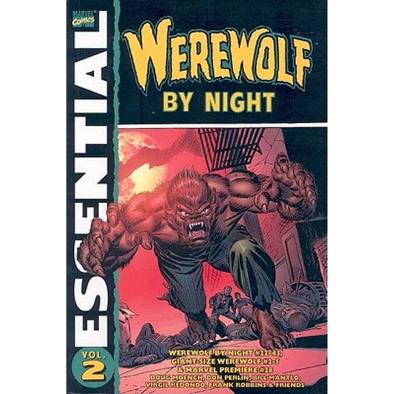 Pre-Owned Essential Werewolf by Night Volume 2 (Paperback) by Doug Moench, Bill Mantlo, Frank Robbins