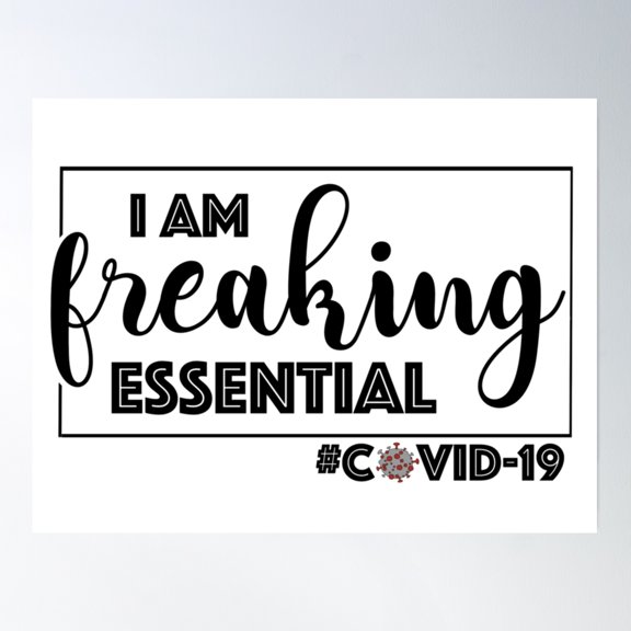Essential Worker Poster Wall Art, Modern Wall Decor, 8x12 UNFRAMED