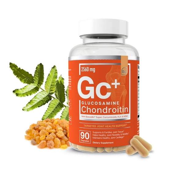 Essential elements Glucosamine Chondroitin | Joint Health Supplement - 90 Capsules