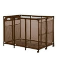 thumbnail image 1 of Essentially Yours Pool Noodles Holder, Toys, Floats, Balls and Floats Equipment Mesh Rolling Storage Organizer Bin, Extra Large (30.2" L x 47.2" W x 34" H), Brown, 1 of 9