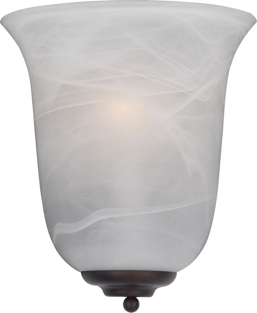 Oil Rubbed Bronze Marble Glass Dimmable Wall Sconce