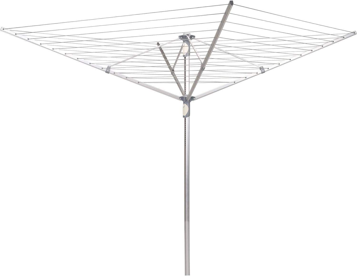 Essentials 171201 Rotary Outdoor Umbrella Drying Rack Aluminum Arms