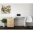 thumbnail image 1 of Essentials 2 Piece Home Office Set, Natural Maple & White, 1 of 5