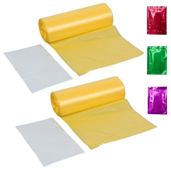 8-Gallon Large Lemon Scented Trash Bags , for Kitchen Garbage Bathroom Diapers Waste Bin Bag Refill Roll Cleaning Supplies Pack of 2 w/Bonus Snoep in Beperkte Oplage