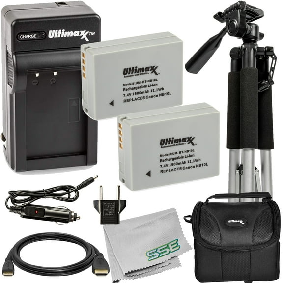 Essentials Accessory Kit for Canon PowerShot G3 X Digital Camera