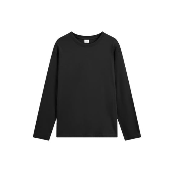 Essentials Boy’s Long Sleeve T-Shirt, Super-Soft Cotton Blend Round Neck Tee, Sizes 1-15Y
