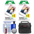 thumbnail image 1 of Essentials Bundle for Fujifilm Instax Mini 8, Mini 9, Mini 11, Mini 70 & Mini 90 Instant Film Camera with 40 Twin Color Prints + Case + Cleaning Kit, 1 of 5