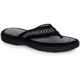 thumbnail image 1 of Essentials By Isotoner Men's Microterry, Black, M (7.5-8), 1 of 7