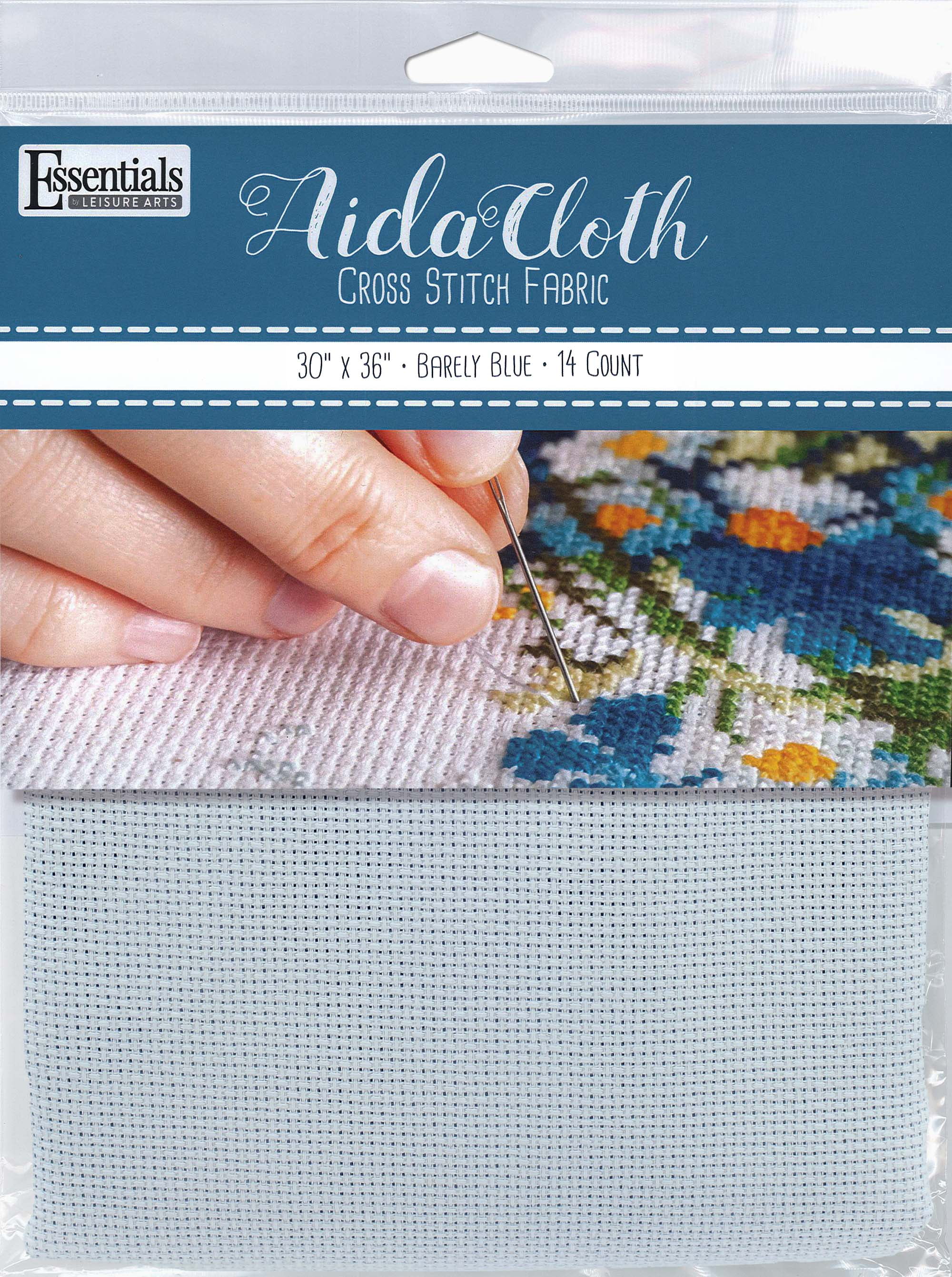Blue Sparkle Aida Aida Cloth – Easy Stitch