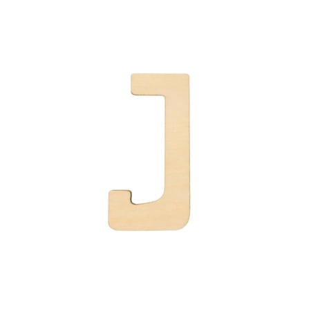 Essentials By Leisure Arts Arts Wood Letter 1.75" Birch J