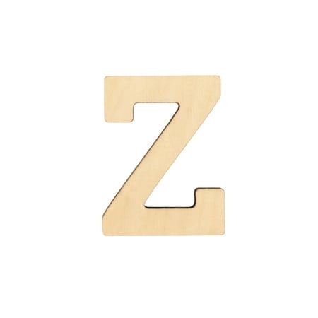 Essentials By Leisure Arts Arts Wood Letter 1.75" Birch Z