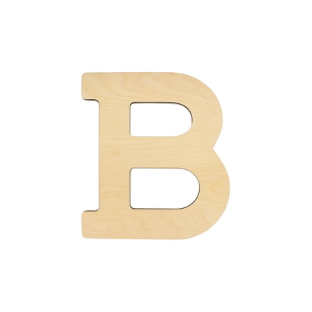 Essentials By Leisure Arts Arts Wood Letter 13" Birch B
