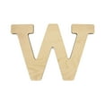 thumbnail image 1 of Essentials By Leisure Arts Arts Wood Letter 9.5" Birch W, 1 of 4