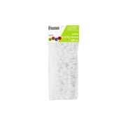 Essentials by Leisure Arts White Craft Pom Poms 10mm 100 Count