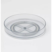 Essentials Clear Acrylic Rotating Kitchen Turntable (Lazy Susan), Clear 10 Inch (Pack of 1)
