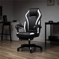 thumbnail image 1 of Essentials ESS-3087-WHT Gaming Chair with Footrest, White, 1 of 1