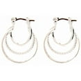 thumbnail image 1 of Essentials Earring Sil Twist Hoop Ear, 1 of 2