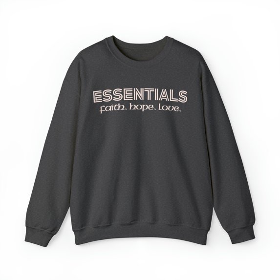 Essentials Faith Hope Love Unisex Heavy Blend™ Crewneck Sweatshirt