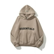 Essentials Fashion perfect solid color street wear, hip hop graphic hoodies for men and women, cotton jumpers loose unisex sweatshirts, bad clothes