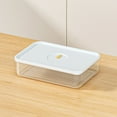 thumbnail image 1 of Essentials Food containers Food Storage Container Food Organizer Plastic Food Container Stackable Portable Freezer Storage Container, 1 of 9