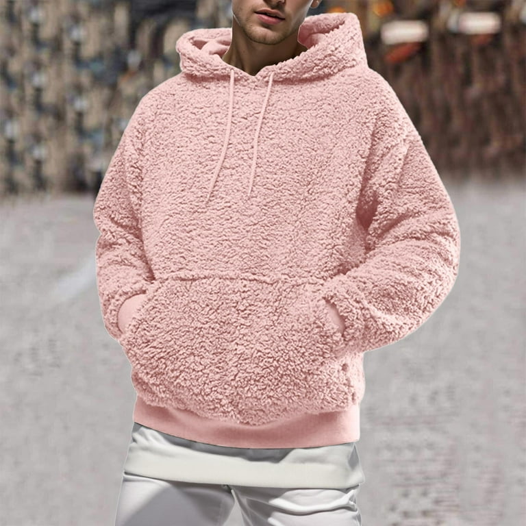 Essentials Hoodie Casual Hoodie Men 2024 Fall Winter Prime Deals Day Pink S Walmart