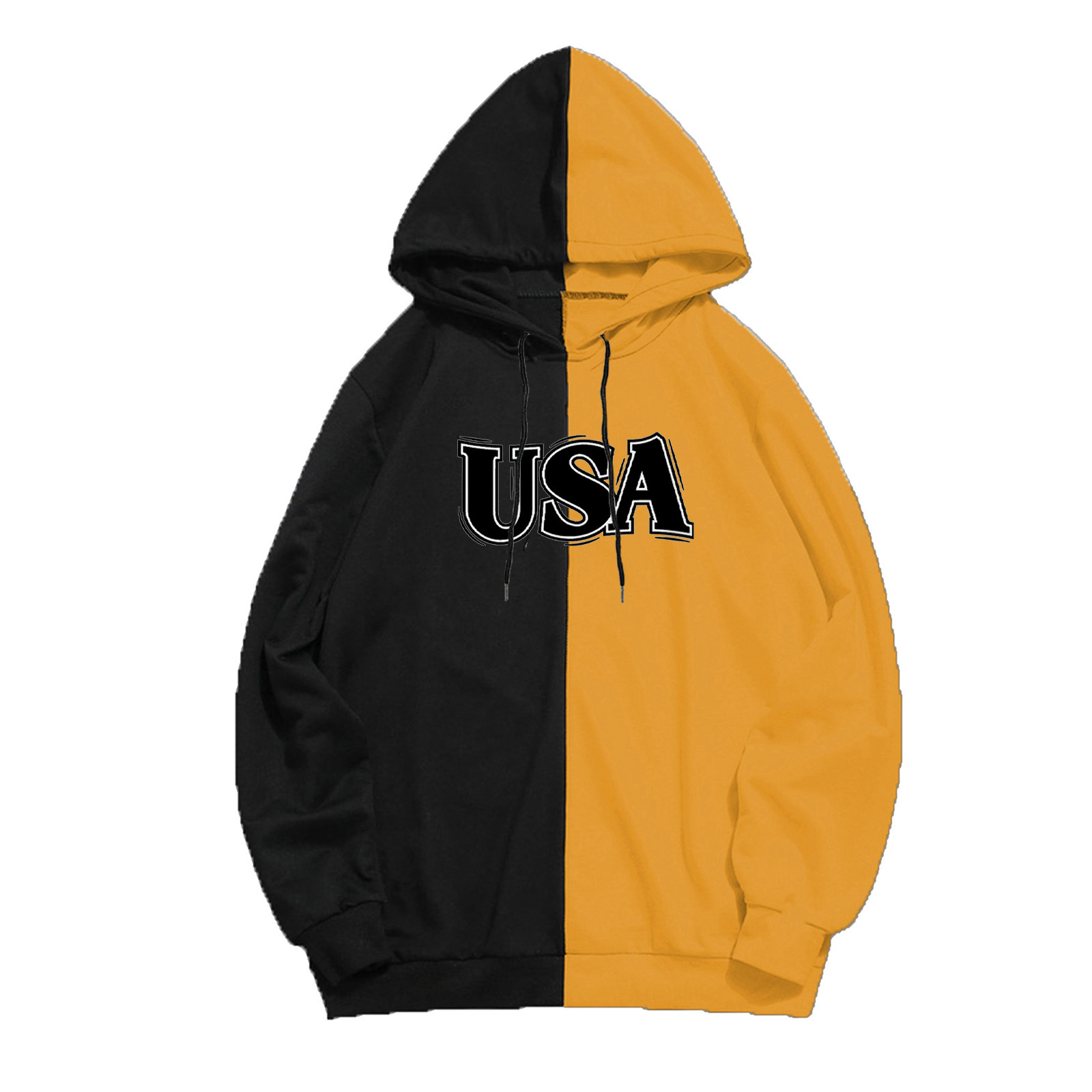 Double color hoodie sales