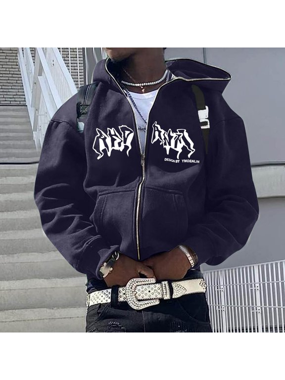 Essentials Hoodie Men's Hoodies And Sweatshirts Zip Up Jacket For Everyday Casual Wear With Comfortable Fit And Versatile Style Suitable For Travel Sports Or Relaxation Across Autumn Winter XL