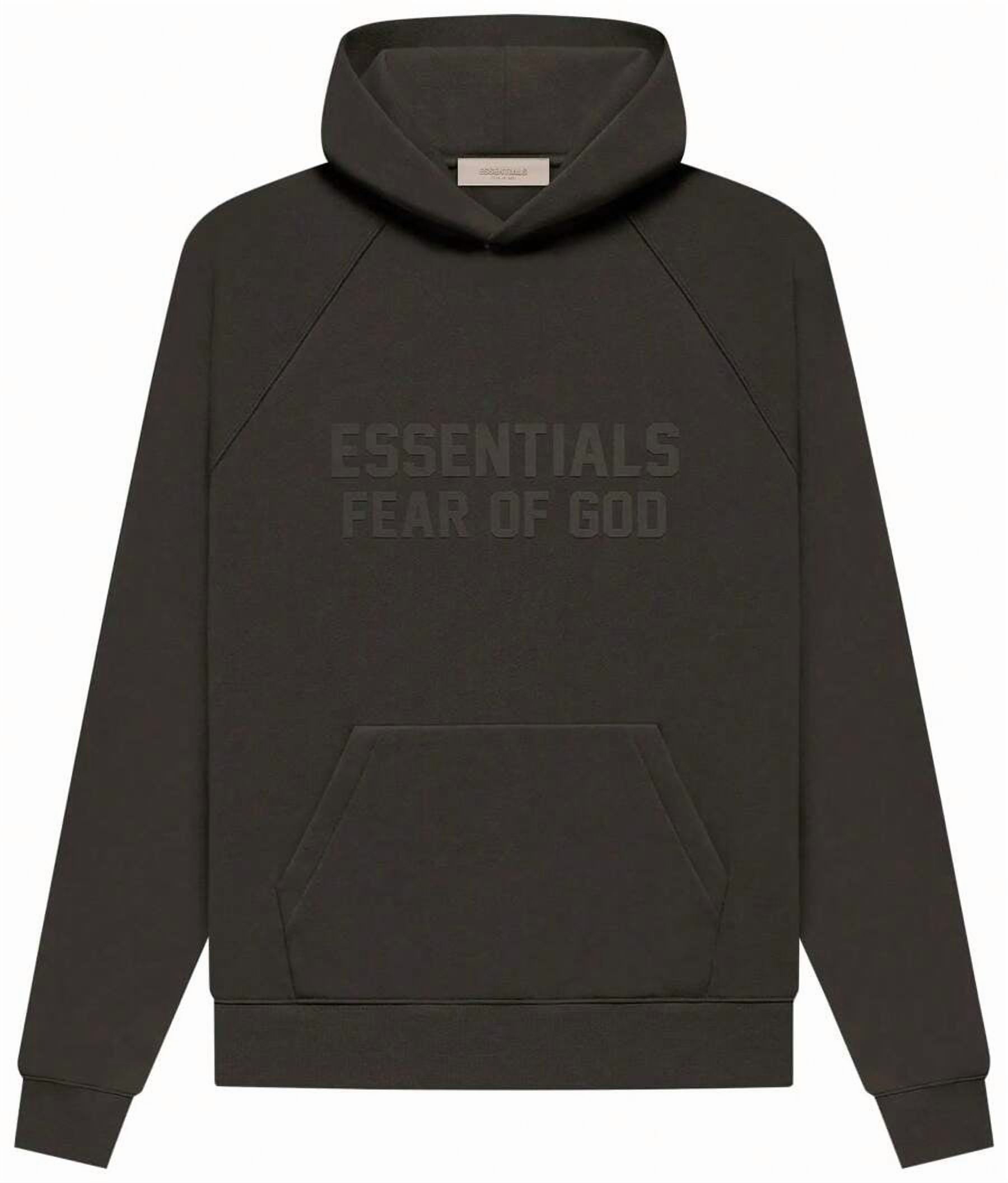 Fear of God Essentials Hoodie 'Jet Black' (192SP232050F Fear of God Essentials Hoodie 'Jet Black' (192SP232050F
