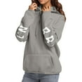 thumbnail image 1 of Essentials Hoodie for Women Letter Print Long Sleeve Hooded Sweatshirts Lightweight Fashion Casual Winter Warn Pullover Tops, 1 of 7